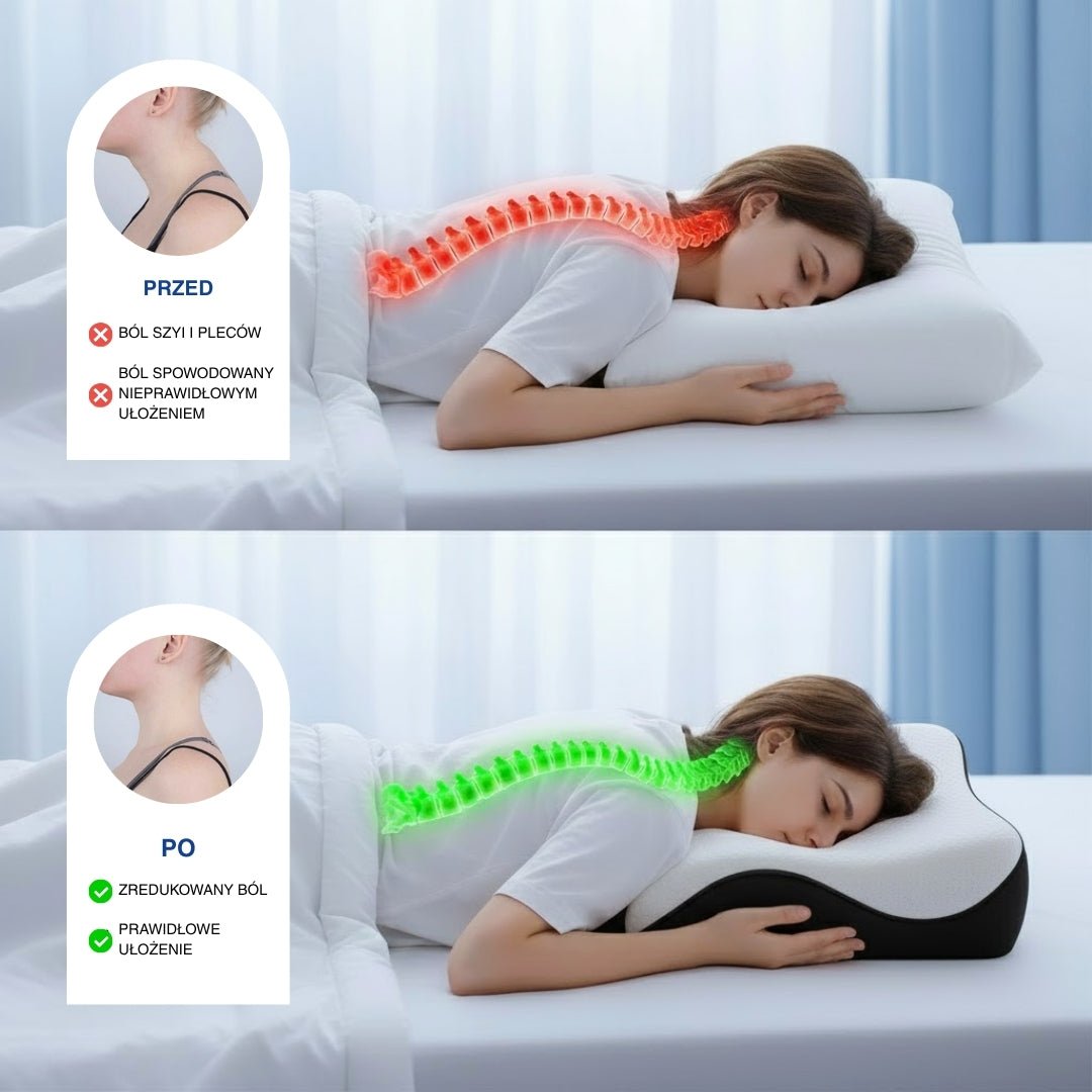 Ergonomic Memory Foam Pillow for Side Sleepers - Best Pillow for Neck Pain and Sleep Support 6